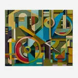 Pedro Álvarez, Untitled, c. 1955, oil on canvas laid to panel