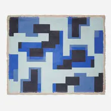 José Mijares, Concrete Abstraction, c. 1965, mixed media on canvas