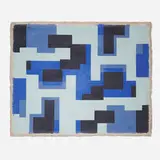 José Mijares, Concrete Abstraction, c. 1965, mixed media on canvas