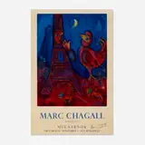Marc Chagall, Bonjour Paris, 1972, lithograph in colors