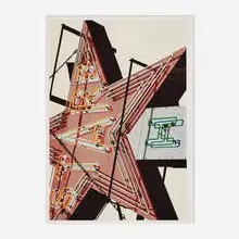 Starr by Robert Cottingham, 1988, screenprint in colors, sold Oct 2025