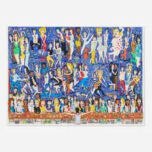 James Rizzi, Let the Good Times Roll, 1988, 3-D screenprint in colors on BFK Rives