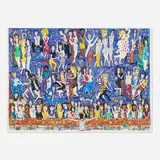 James Rizzi, Let the Good Times Roll, 1988, 3-D screenprint in colors on BFK Rives