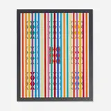 Yaacov Agam, Untitled, screenprint in colors