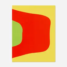 Charles Hinman, Print Collage (from the New York International portfolio), 1965, screenprint in colors with collage