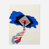 Allen Jones, Self (from the New York International portfolio), 1965, screenprint in colors