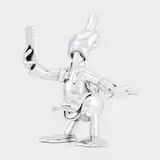 Fidia Falaschetti, Donald Fuck (Silver), 2017, aluminum over resin