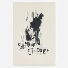 Leo Gabin, Show Stopper, 2007, 1-color screenprint on cotton rag