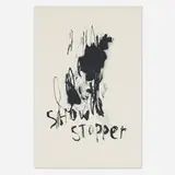 Leo Gabin, Show Stopper, 2007, 1-color screenprint on cotton rag