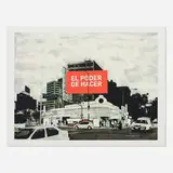 Evan Hecox, Where Bones Lie Beneath the Ground (El Poder De Hacer), 2008, 7-color screenprint on cotton rag