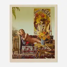 Douglas Hoffman, Bieres de la Meuse (State II), 1980, lithograph in colors