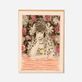 Henri Matisse by Jacques Villon, Espagnole à la Mantille, 1925, etching and aquatint in colors