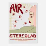 Tara McPherson, Air / Stereolab concert poster, 2004, screenprint in colors