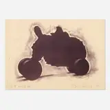 Robert Longo, America on Wheels, 1991, lithograph