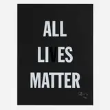 Hank Willis Thomas, All Li es Matter, 2019, screenprint