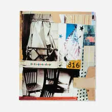 Tag by Robert Rauschenberg, 1997, screenprint in colors and offset lithograph with embossing, sold Oct 2025