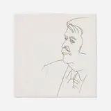 Alex Katz, Seated Man