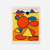 Alexander Calder, Hommage à San Lazzaro, 1975, lithograph in colors