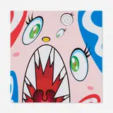 We Are the Square Jocular Clan by Takashi Murakami, 2018, offset lithograph in colors, sold Oct 2025