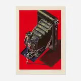 Robert Cottingham, HAWK-EYE (red)