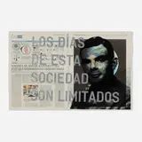 Los Dias De Esta Sociedad Con Limitados by Rirkrit Tiravanija and Tomas Vu, 2015, screenprint on newspaper, sold Sep 2025