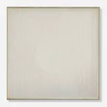 Mon Levinson, Circle on the Square I, 1966, acrylic paint on acrylic construction