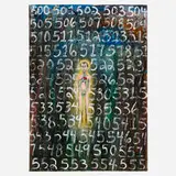 Luis Cruz Azaceta, Immigrant's Journey, 1989, acrylic, oil and pastel on paper