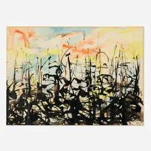 Carolee Schneemann, Untitled, 1958, watercolor and ink on paper