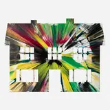 House Spin Painting by Damien Hirst, 2009, acrylic on paper, sold Sep 2025
