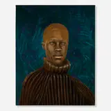 Ojingiri Peter, Agba fri yo yo, 2020, acrylic and pastel on canvas