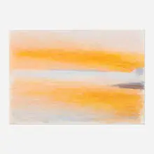 Toward Kirk by Wolf Kahn, 1996, pastel on paper, sold Sep 2025