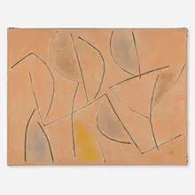 Georges Ferrato, Paysage Durant Moi, 2002, oil on canvas