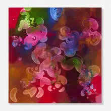 Float by Paul Reed, 1962, acrylic on canvas, sold Sep 2025