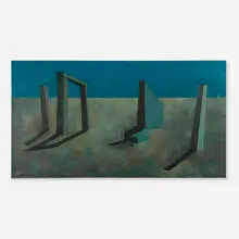 Attilio Salemme, Echo of a Dream, 1945, oil on canvas
