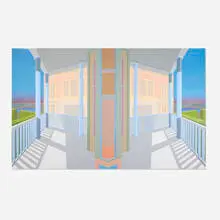 George Mueller, Untitled (diptych), 2004, acrylic on canvas