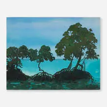 John Button, Untitled, 1970, gouache on paper