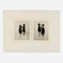 Lorna Simpson, Two Pairs, 1997, photogravure on handmade Richard de Bas
