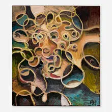 Anton Henning, Portrait No. 189, 2007, oil on canvas