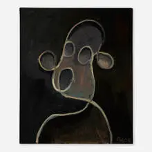 Anton Henning, Portrait No. 115, 2006, oil on canvas