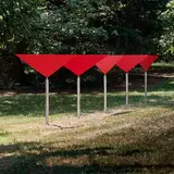 Roger Phillips, Untitled (Kinetic Sculpture), enameled stainless steel