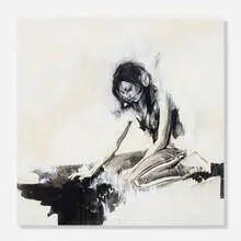 Ian Francis, Untitled, 2009, oil, ink, graphite and photo transfer on canvas