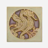 Rookwood Faience, Rare tile with seahorses