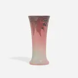 Elizabeth N. Lincoln for Rookwood Pottery, Decorated Mat/Double Vellum vase with woodbine