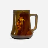 Wiasaw, Shoshone (Standard Glaze portrait mug) by Grace Young for Rookwood Pottery, sold Nov 2023