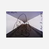 Kaws, Untitled (Postcard), 2004, Ink on found object