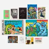 Gary Panter, Art and publications, 1977-2011, bound printed paper, screenprint in colors, audio compact disc