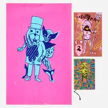 Brian Chippendale, Art and publications, 2007, screenprint in colors, bound printed paper