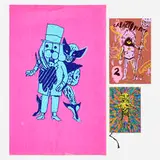 Brian Chippendale, Art and publications, 2007, screenprint in colors, bound printed paper