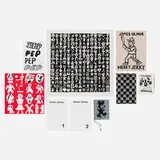 James Ulmer, Art and zines, screenprint on paper, bound printed paper