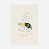 Charles Bukowski, Untitled (from Bone Palace Ballet: New Poems), c. 1990, screenprint in colors on paper